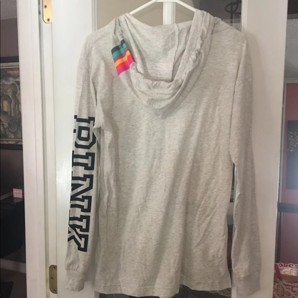 PINK Rainbow Pull Over